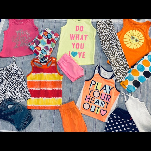 Adorable Girls 2-3T Bundle Tanks Shorts Leggings